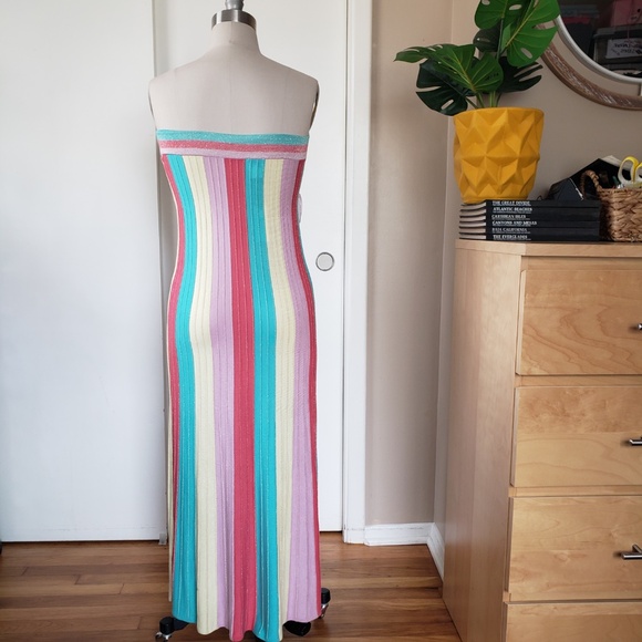 Anthropologie Rainbow Maxi Skirt Size Medium NEW! - Picture 5 of 13